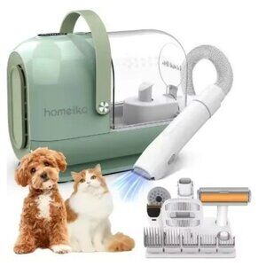 Homeika Dog Grooming Kit, 1.5L/3L Vacuum with 99% Suction Power, Silent Pet Vacu
